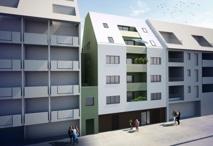 Construction neuve d’un immeuble de 9 logements à Strasbourg